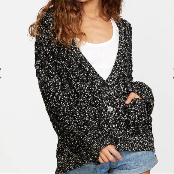 RVCA Womens Wrap It Cardigan
